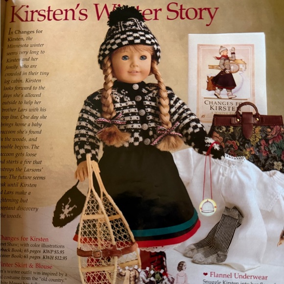 American Girl “Pleasant Company” 
(1996) Kirsten’s Winter Outfit - Picture 5 of 5